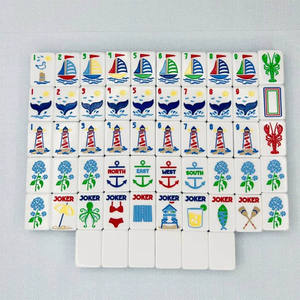 Fichas de Mahjong de Resina Premium, Mini, Grabadas y Personalizadas, de Acrílico de Lujo, Estilo Americano, para Piscina - Product Image 2