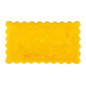 Planche à découper rectangulaire en résine de coque de riz de la collection artisanale, lavable au lave-vaisselle, pièce unique, 1,5 cm d'épaisseur, jaune avec poignée - Product Image 6