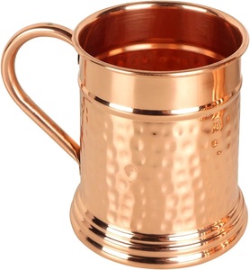 Durable Copper Mule <b>Mug</b> with Strong Handle Ideal for Cocktails Mocktails and Party Serving from Indian Supplier for Bulk Export - Product Image 2