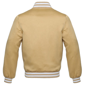 Wholesale OEM Custom Men's High Street Canvas Varsity <b>Jackets</b> Plus Size <b>Waterproof</b> Breathable Front Embroidery Reversible Casual - Product Image 3