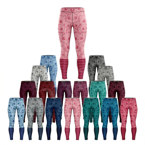 Leggings de Compresión Personalizados con Etiqueta Privada, Cintura Alta, Material de Poliéster y Spandex, para Entrenamiento y Running - Product Image 1