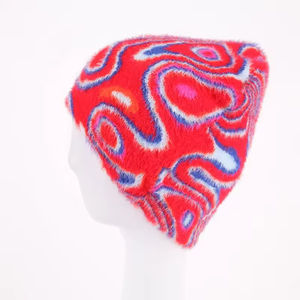 หมวกบีนนี่ขนสัตว์แบบไม่มีขอบ ถักลายแจ็คการ์ด อะคริลิก ระบายอากาศ กันน้ำ ปรับขนาดได้ สำหรับผู้ใหญ่ ชายหญิง ใส่ได้ทุกโอกาส  รับผลิตตามสั่งพร้อมปักโลโก้ของคุณเอง - Product Image 4