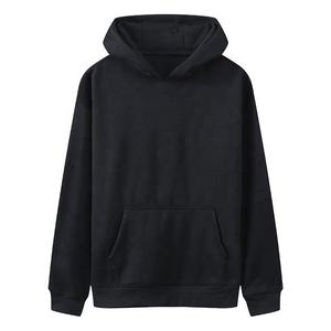 Sweat-shirts à capuche de haute qualité en molleton 420g 100% coton, épais, coupe classique, sans cordon, unisexe, logo personnalisé, grandes tailles pour hommes - Product Image 2