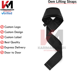 Durable Weightlifting Straps Men Women Gym Wrist Support Deadlift <b>Training</b> Manufacturer - Product Image 5