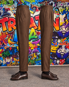 Pantalon habillé décontracté pour homme, sur mesure, léger, plissé, extensible, respirant, écologique et imperméable - Product Image 2