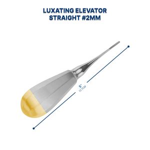 En gros Élévateur de Luxation Dentaire Power Ex Droit 2mm, Équipement Dentaire, Élévateurs de Luxation Radiculaire, Élévateur Coupland - Product Image 2