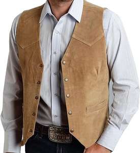 Gilet de cowboy en daim Garcia Canyon - Product Image 3