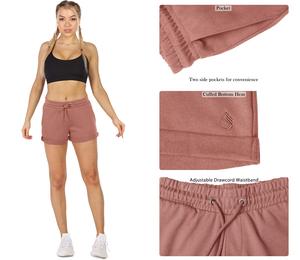 <b>Women</b> High Waist Workout Lounge <b>Shorts</b> Soft Cotton Athletic <b>Shorts</b> OEM Custom Bulk - Product Image 6