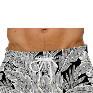 Shorts de bain modernes à motifs floraux, écologiques, séchage rapide, taille haute, sportifs, respirants, pour l'été, fabricant OEM ODM - Product Image 4