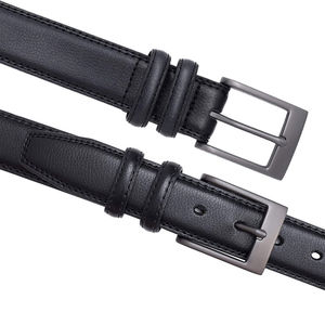 Nouvelle ceinture en cuir personnalisée 2025 pour hommes avec boucle solide, ceinture en cuir souple à boucle ardillon en cuir de vachette, ceintures en cuir pour adultes fabriquées au Pakistan - Product Image 3