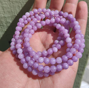 Pulsera de cuentas de cristal y piedra natural al por mayor con negocio de piedras preciosas curativas y joyería temática colgante a la venta - Product Image 5