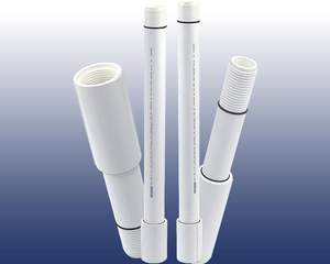 Tubo de filtro UPVC estándar ISO con diseño ranurado, columna de PVC/elevador/tubo de caída para accesorios de pozo de agua de calidad de agua Borewell - Product Image 2
