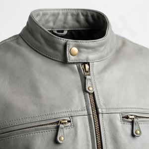 Veste de moto en cuir véritable pour homme de qualité supérieure, nouvelle arrivée, vestes de moto d'hiver, protections amovibles, personnalisables - Product Image 4