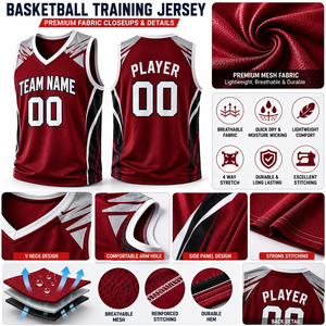Custom Basketball Training Jersey Sleeveless Practice Team <b>Shirt</b> Quick Dry Performance Sportswear - Product Image 4