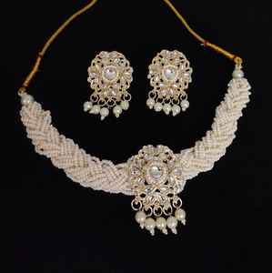 Parure de bijoux tendance 2026 avec collier ras-du-cou multicouche de perles et pendentif ethnique Kundan, haute qualité, vente en gros, pour mariages et fêtes - Product Image 6