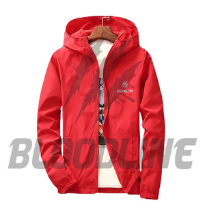 BLOODLINE Veste coupe-vent unisexe verte à manches longues, impression par sublimation, toutes saisons, vêtements d'extérieur pour adultes - Product Image 6