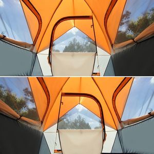 Tenda da Campeggio per 2 Persone, Impermeabile e Antivento, con Grandi Finestre a Rete, Portatile e Facile da Montare - Product Image 4