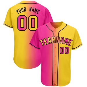 Camiseta de Béisbol Personalizada con Rayas Blancas y Azules |   Botón Personalizado con Nombre y Número del Equipo, Suministros del Fabricante OEM para Deportes - Product Image 5