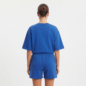 Ensemble T-shirt et short oversize tendance pour femme 2026 – Tenue décontractée deux pièces respirante pour l'été - Product Image 2