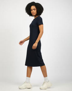 Vestido de punto elástico ajustado de manga corta personalizado avanzado, fabricante de vestidos mini elásticos, suministro al por mayor - Product Image 5