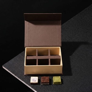 Food Grade Hinged Chocolate Gift <b>Box</b> | Wholesale OEM Custom Book-Style Packaging for <b>Cookies</b>, Macarons Stamping Logo Packaging - Product Image 6