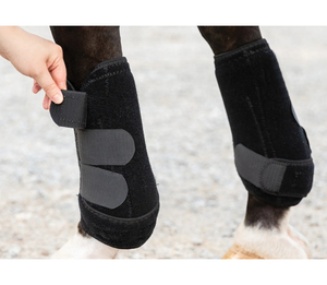 Botas de tendón de malla para caballo, ligeras y protectoras, con materiales transpirables para el rendimiento ecuestre. La mejor calidad. - Product Image 3