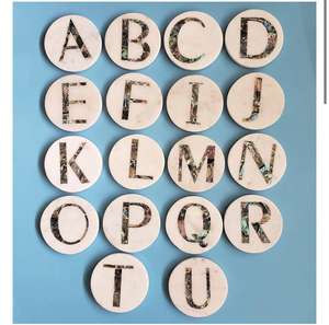 Posavasos de MDF con incrustaciones de nácar hechos a mano, posavasos de nácar, manteles individuales, posavasos con incrustaciones de nácar a precio de fábrica al por mayor - Product Image 2