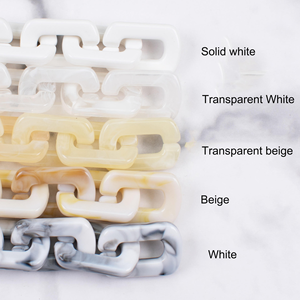 โซ่กระเป๋าอะคริลิกลายกระดองเต่าแบบเรโทร ขนาด 20*30 มม. ทำจากเรซิ่น - Product Image 4