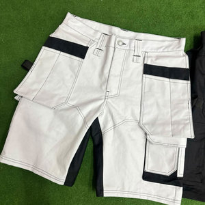 Pantalones Cortos Cargo para Hombre de Alta Calidad, 100% Algodón, Sólidos, Cintura Media, Ligeros, Hechos a Medida, Ropa Casual de Secado Rápido y Ecológica - Product Image 1