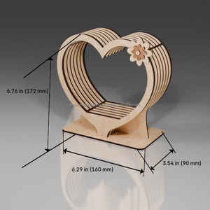 Support de lumière T peint floral en céramique artistique pour chambre à coucher, salon et décoration de cadeau fait main - Product Image 2