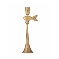Chandelier rustique en aluminium argenté fait main en forme de lapin, style campagnard, pour bougies coniques, idéal pour table de mariage
