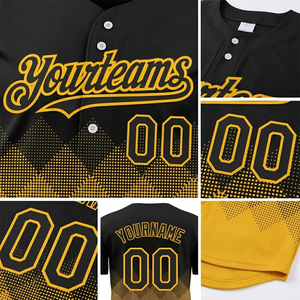 Maillots de baseball personnalisés de qualité supérieure, coupe ample, style unisexe, tissu 100 % polyester et élasthanne, respirant et à séchage rapide - Product Image 6