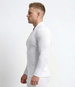 Customized Yoga Compression <b>Jackets</b> <b>Men</b> Quarter Zip Sportswear <b>Jacket</b> Gym Workout Training <b>Jacket</b> <b>Men</b> Compression <b>Pullover</b> - Product Image 6