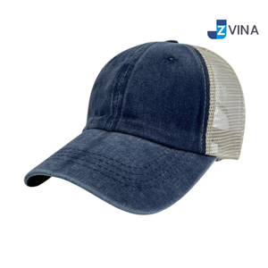 Gorra Trucker de Malla Lavada Estilo Vintage con Logotipo Personalizado, Unisex, Ajustable con Hebilla, para Uso Casual al Aire Libre - Product Image 4