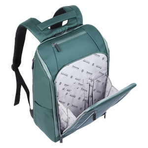 SAKOS Unisex Nylon <b>Backpack</b> with USB Port 20-35L Soft Handle Arcuate Shoulder Strap Daily Use Minimalist Style - Product Image 6