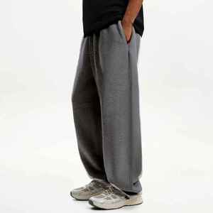 Premium 100% Cotton Fleece Casual Mid Baggy Sweatpants Comfortable <b>Lounge</b> Jogger Pants Eco-Friendly Breathable High Quality - Product Image 3