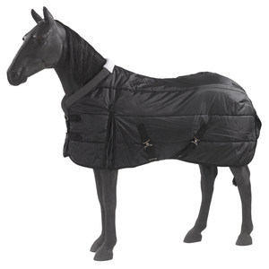 Mantas acolchadas de poliéster para caballos, impermeables, rellenas de algodón, con refuerzos más largos, para invierno, suministros para establos. - Product Image 3