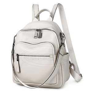 Custom Logo Design High Quality <b>Cheap</b> Price Leather <b>Backpacks</b> Waterproof Zipper 20-35L Capacity Different Colors Online Sale - Product Image 3