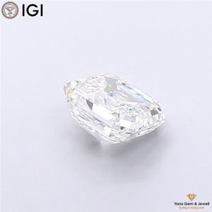 Diamante Cultivado en Laboratorio CVD con Corte Asscher, Claridad VS1, Color E, Certificado IGI, 1.50 Quilates, para Bodas de Lujo - Product Image 4