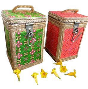 Caja Decorativa Hermética de Acero Inoxidable Ecológica para Dulces y Recuerdos de Boda, Regalos para Invitados en Fiestas de Eid/Ramadán - Product Image 1