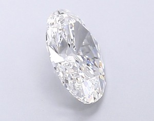Diamante ovalado de 1.33 quilates, color E, claridad VVS2, piedra suelta cultivada en laboratorio con tratamiento HPHT, pulido excelente para un magnífico anillo de compromiso solitario. - Product Image 4