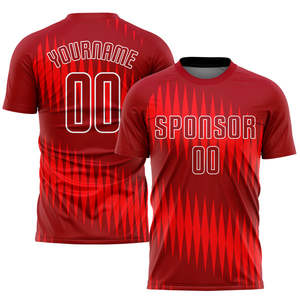 เสื้อฟุตบอลแบบขายส่ง ปักลาย 3 มิติ แห้งเร็ว รับทำชื่อทีมตามสั่ง ผู้ผลิตเสื้อฟุตบอลพร้อมบริการ OEM และ ODM - Product Image 1