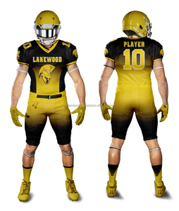 Uniformes de Fútbol Americano Personalizados de Alta Calidad, 100% Poliéster, Manga Corta, Transpirables, Nuevos - Product Image 4