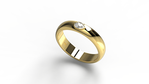 Bague de mariage de luxe en or 18 carats avec diamant en forme de poire serti en clos, ajustement confortable, incrustation en forme de larme, bijoux fins pour hommes et femmes - Product Image 2