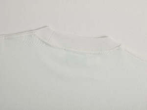 Heavyweight 280 GSM 100% Cotton Knitted Unisex Loose Fit Custom Printed <b>T</b>-<b>Shirt</b> Blank Design <b>Thick</b> Neck Breathable Quick Dry - Product Image 6