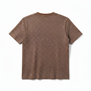 Camiseta Personalizada para Hombre, 100% Algodón, Estampada, Corte Holgado, Manga Corta, Precio Bajo, Transpirable, Ligera, con Pedrería - Product Image 2