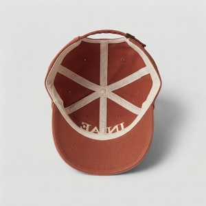 Gorra de béisbol de sarga de algodón estilo vintage con letras bordadas, ajustable, unisex, con logo personalizado, para ropa deportiva y golf, al por mayor - Product Image 5