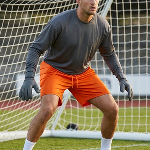 Shorts de gardien de but personnalisés rembourrés pour hommes, anti-UV, respirants, en polyester - Product Image 4