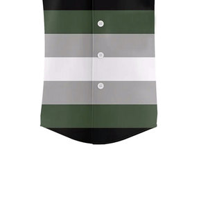 <b>Half</b> Sleeve Heat Transfer Printed Baseball Jersey Custom <b>Button</b> Closure Regular Length Sublimation Printed Baseball Jersey - Product Image 6