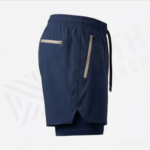 Shorts d'été de luxe personnalisés en maille respirante pour hommes, style streetwear, avec poches zippées, design uni, pour le sport et le basketball, motif floral - Product Image 3
